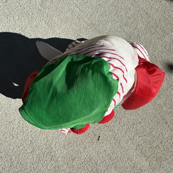 Fisher Price Puffalump Christmas Puppy Dog Present Stuffed Animal Nylon Vtg '91 - Picture 5 of 15